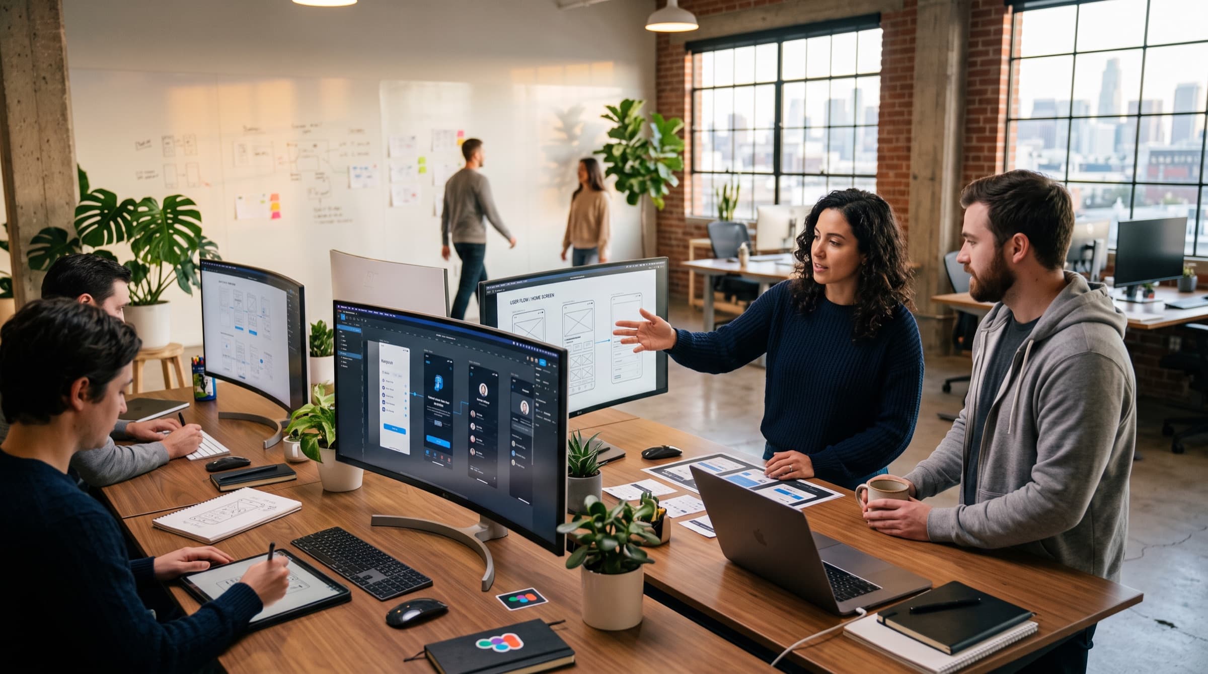 Dizmind UX design workspace